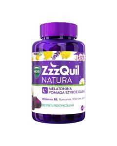 ZzzQuil Natura, żelki, smak owoców leśnych, 60 szt.