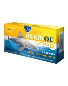 Oleofarm Rekinol Extra D3, kapsułki, 60 szt.