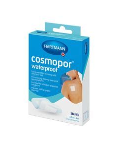 Cosmopor Waterproof, samoprzylepny opatrunek jałowy, 7,2 x 5 cm, 5 szt.