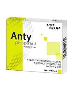 Potstop antyperspirant, tabletki, 30 szt.