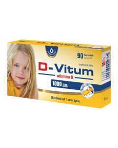 D-Vitum Witamina D 1000 j.m., kapsułki twist-off, 90 szt.