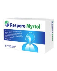 Respero Myrtol, 300 mg, kapsułki dojelitowe miękkie, 50 szt.