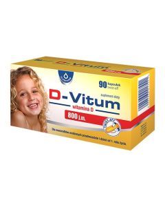 D-Vitum witamina D 800 j.m., kapsułki twist-off, 90 szt.
