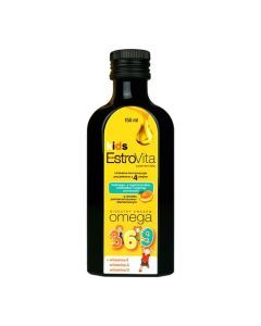 EstroVita Kids, płyn o smaku pomarańczowo-bananowym, 150 ml