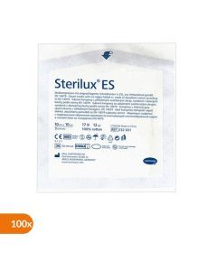 Sterilux ES, kompresy niejałowe, 17-nitkowe, 12 warstwowe, 10 cm x 10 cm, 100 szt.