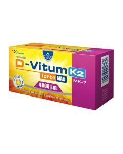 D-Vitum Forte Max 4000 j.m. K2, kapsułki, 120 szt.