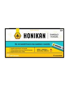Honikan Gardło i Kaszel, żel doustny, 10 saszetek