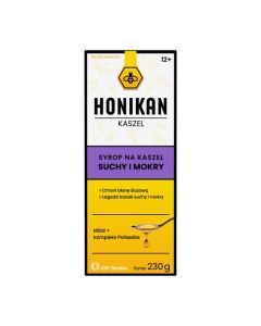 Honikan Kaszel, syrop na kaszel suchy i mokry, 230 g
