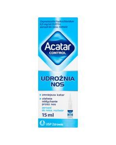 Acatar Control, 0,5 mg/ml (0,05%), aerozol  do nosa, 15 ml