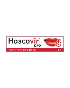 Hascovir pro, 50 mg/g, krem, 5 g