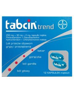 Tabcin Trend, kapsułki miękkie, 12 szt.