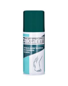 Daktarin, 20 mg/g, puder leczniczy w aerozolu, 100 g