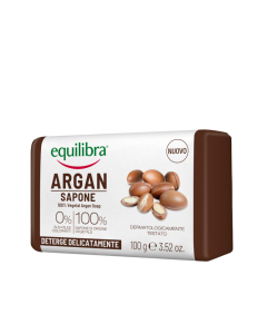 Equilibra, mydło Arganowe 100%, 100 g