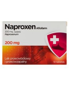Naproxen Aflofarm, 200 mg, tabletki, 10 szt.