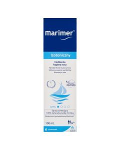 Marimer, spray oczyszczający, woda morska do nosa, roztwór izotoniczny, 100 ml