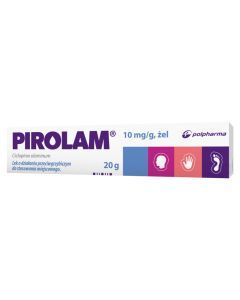 Pirolam, 1%, (10 mg/g), żel, 20 g