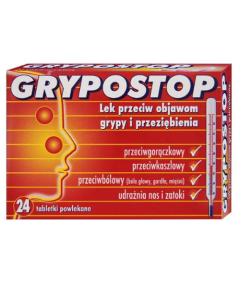 Grypostop, tabletki powlekane, 24 szt.