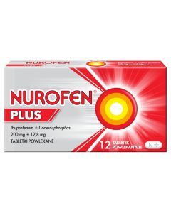 Nurofen Plus, tabletki powlekane, 12 szt.