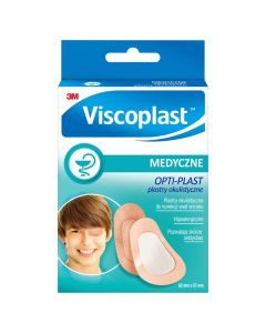 Viscoplast Opti-Plast, plastry okulistyczne, 82 mm x 57 mm, 10 szt.