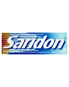 Saridon, 250 mg+150 mg+50 mg, tabletki, 20 szt.