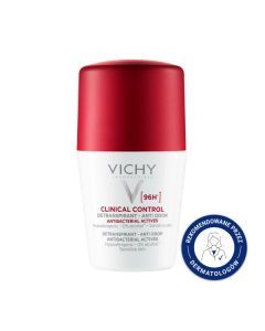 Vichy Clinical Control, dezodorant, roll-on, 96 h, 50 ml