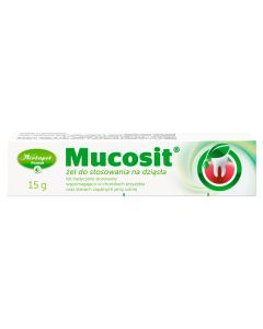 Mucosit, żel do stosowania na dziąsła, 15 g