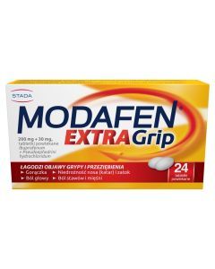 Modafen Extra Grip, 200 mg + 30 mg, tabletki powlekane, 24 szt.