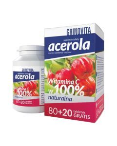 Acerola Grinovita, tabl.do ssania,100 szt