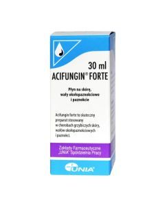 Acifungin forte,płyn n/skórę,wały okołopaznokc.,pazn,30 ml