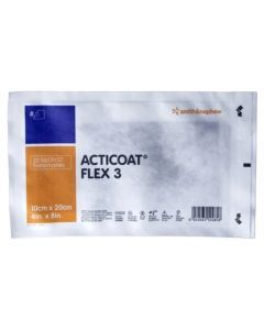 Acticoat Flex 3, opatrunek, 10 cm x 20 cm, 1 szt. (z opakowania 12 szt.)