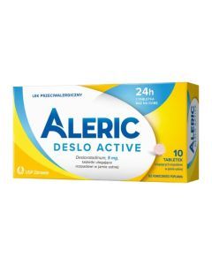 Aleric Deslo Active, 5 mg, tabl.uleg.rozp.w j.ustn., 30 szt