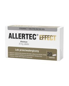 Allertec Effect, 20 mg, tabl., 20 szt