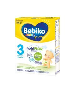 Bebiko Junior 3 NUTRIflor Expert, odżywcza formuła na bazie mleka, powyżej 1. roku życia, proszek, 350 g