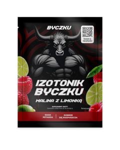 Byczku Izotonik Byczku malina z limonką, saszetka 31,5g