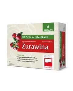 Żurawina, tabletki powlekane, 60 szt.
