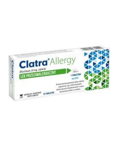 Clatra Allergy, 20 mg, tabl., 10 szt