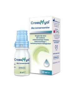 CrossHyal, krople do oczu, 10 ml