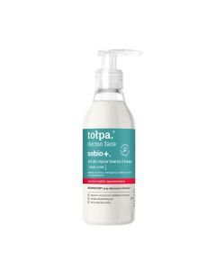 Tołpa Dermo Face Sebio+, żel do mycia twarzy, kwasy AHA+LHA, 195 ml