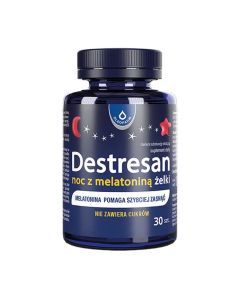 Destresan noc z melatonina, zelki, 30 szt