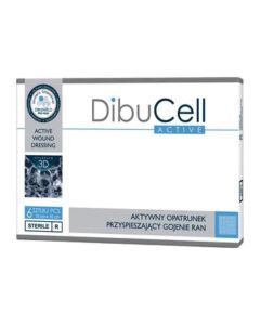 DibuCell Active, aktywny opatrunek przyspieszający gojenie ran, 10x10 cm, 1 szt. (z opakowania 6 szt.)