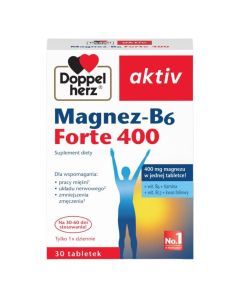 Doppelherz aktiv Magnez-B6 Forte 400, tabletki, 30 szt.