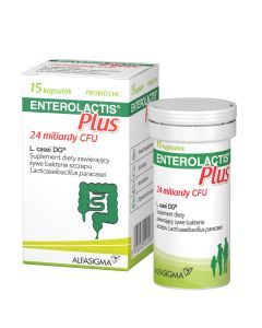 Enterolactis Plus, kapsułki, 15 szt.