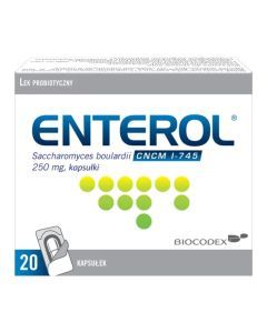 Enterol, 250 mg, kapsułki, 20 szt