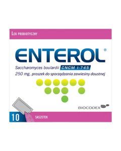 Enterol, 250 mg, proszek, 20 saszetek