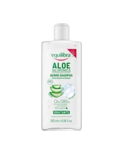 Equilibra, Nawilżający szampon aloesowy do włosów, 265 ml