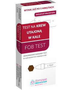 Test FOB, krew utajona w kale, 1 szt