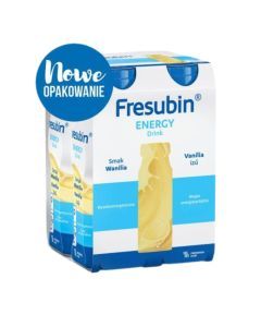 Fresubin Energy Drink,plyn odzyw.,wanil.,200 ml,4butel.