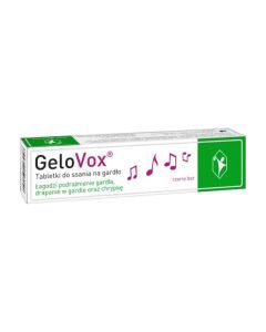 GeloVox, tabl.do ssania,na gardlo,czarny bez, 20 szt