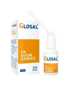 Glosal, spray, na suche gardlo, 25 ml (250dawek)