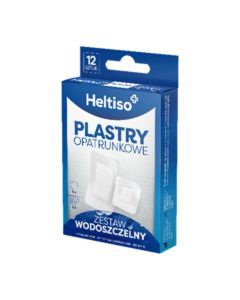 HELTISO, Plastry opatrunkowe, Zestaw Wodoszczelny, 12 szt.